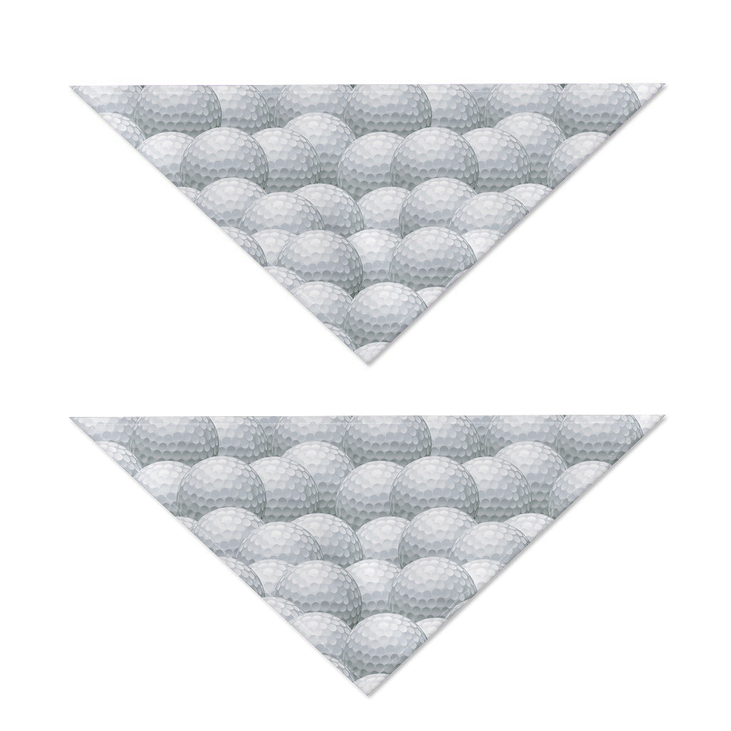 Big Golf Ball Pattern Print Dog Bandana