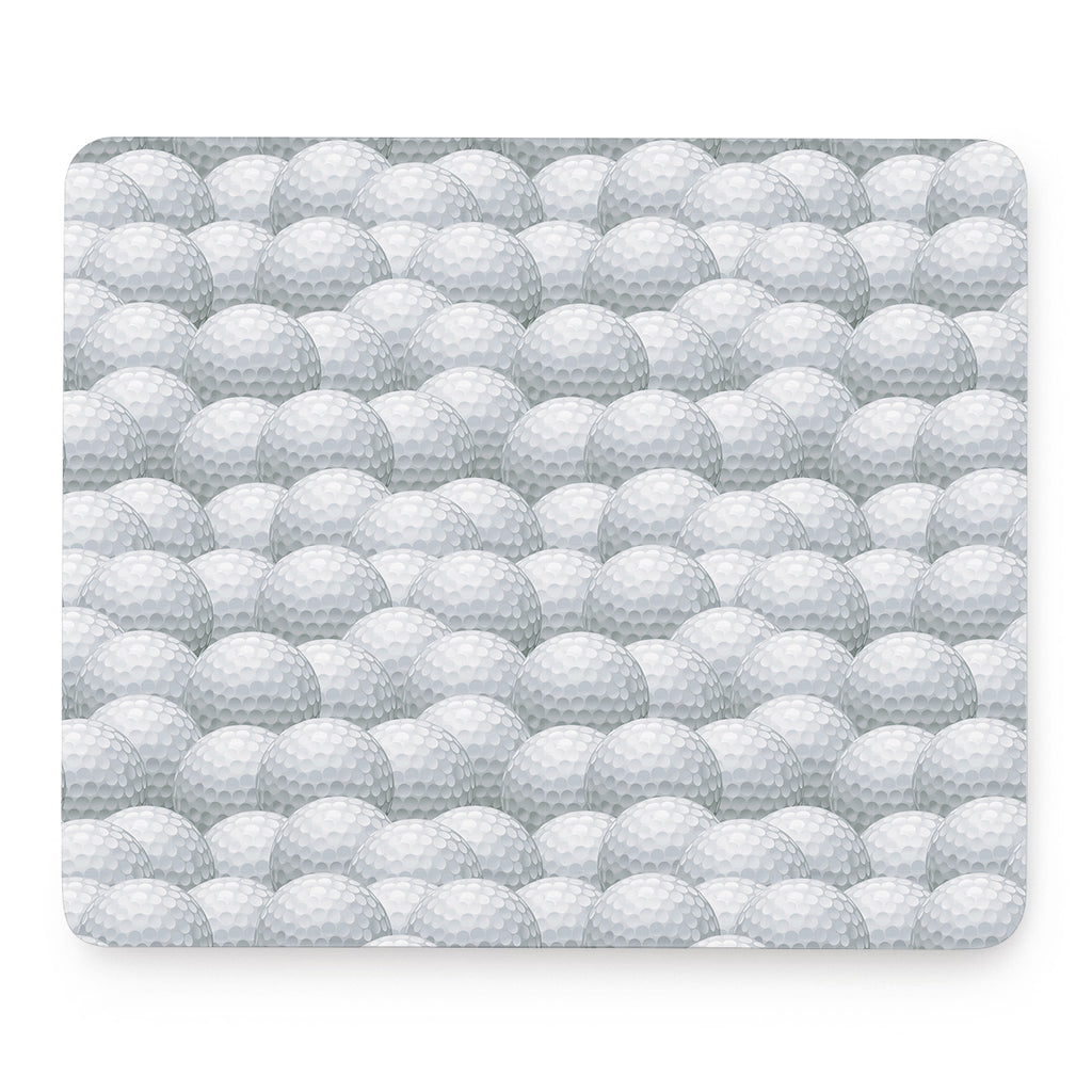 Big Golf Ball Pattern Print Mouse Pad