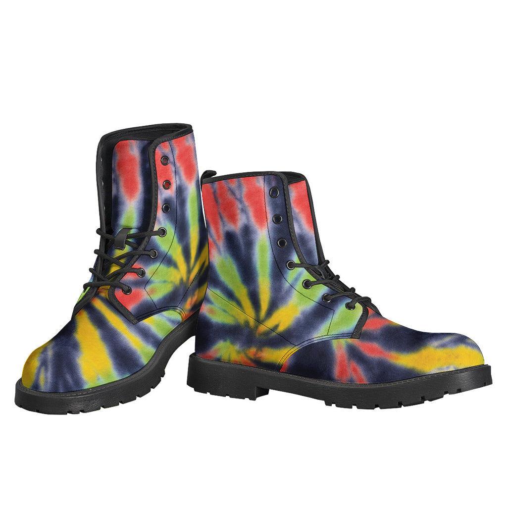 Black Backed Spiral Tie Dye Print Backpack