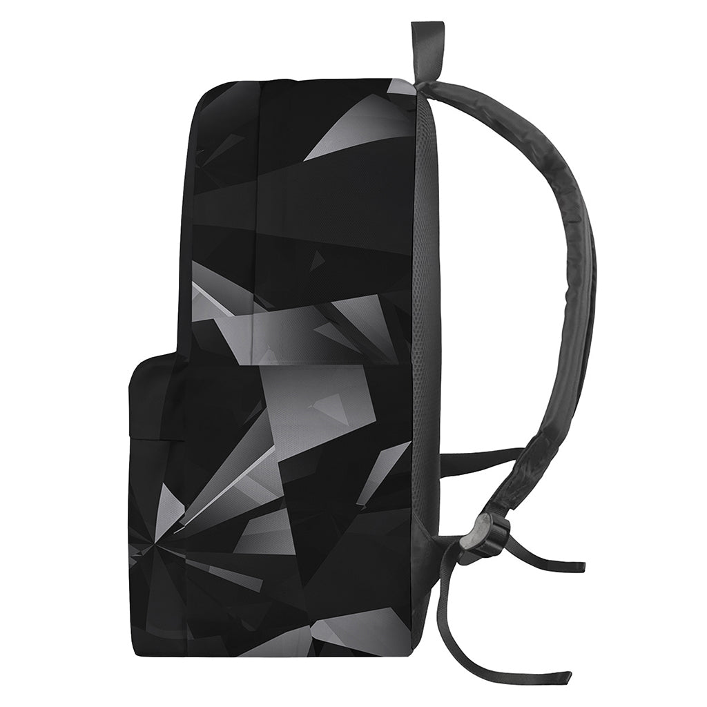 Black Diamond Print Backpack