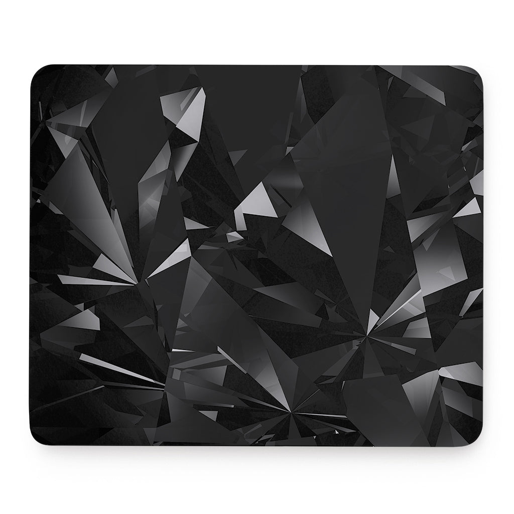 Black Diamond Print Mouse Pad