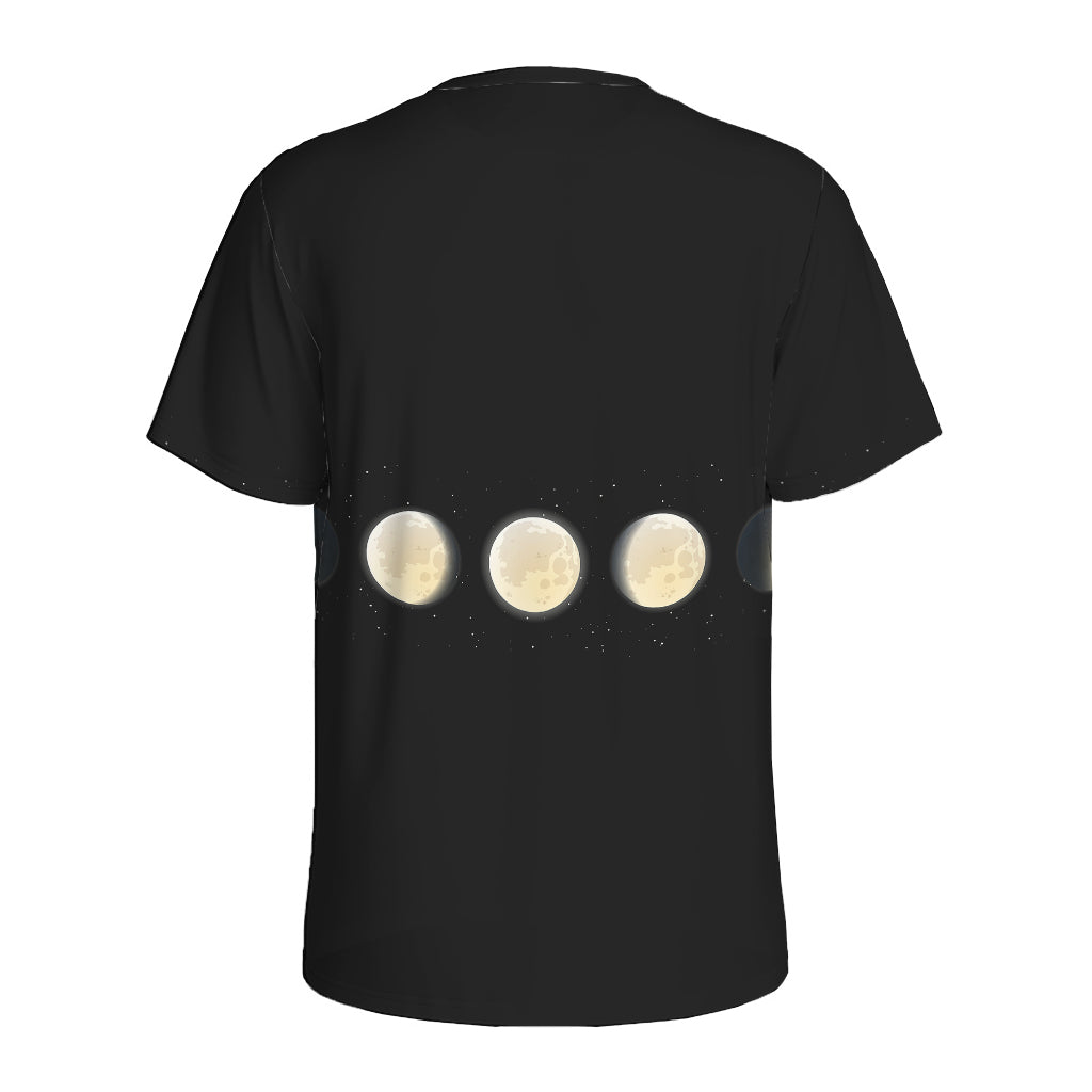Blood Moon Lunar Phase Print Men's Sports T-Shirt