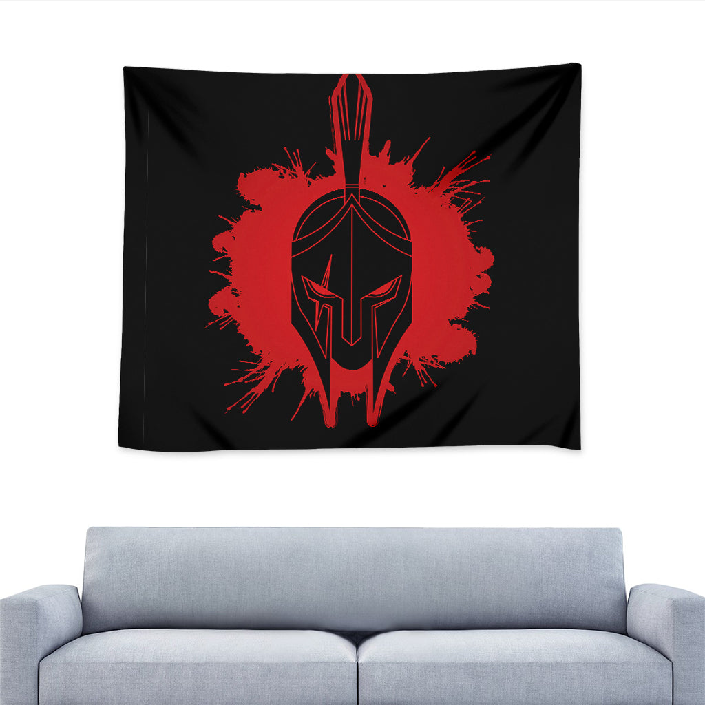 Bloody Spartan Warrior Print Tapestry
