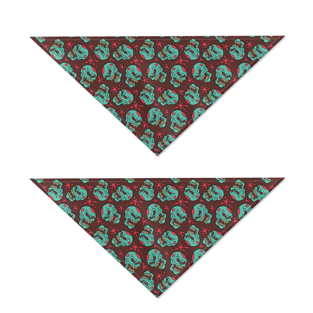 Bloody Zombie Pattern Print Dog Bandana