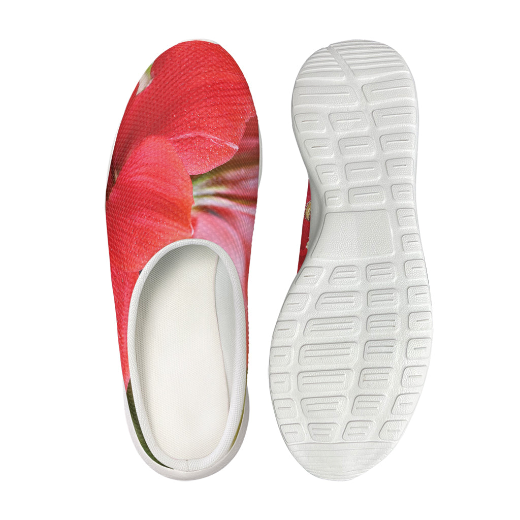 Blooming Amaryllis Print Mesh Casual Shoes