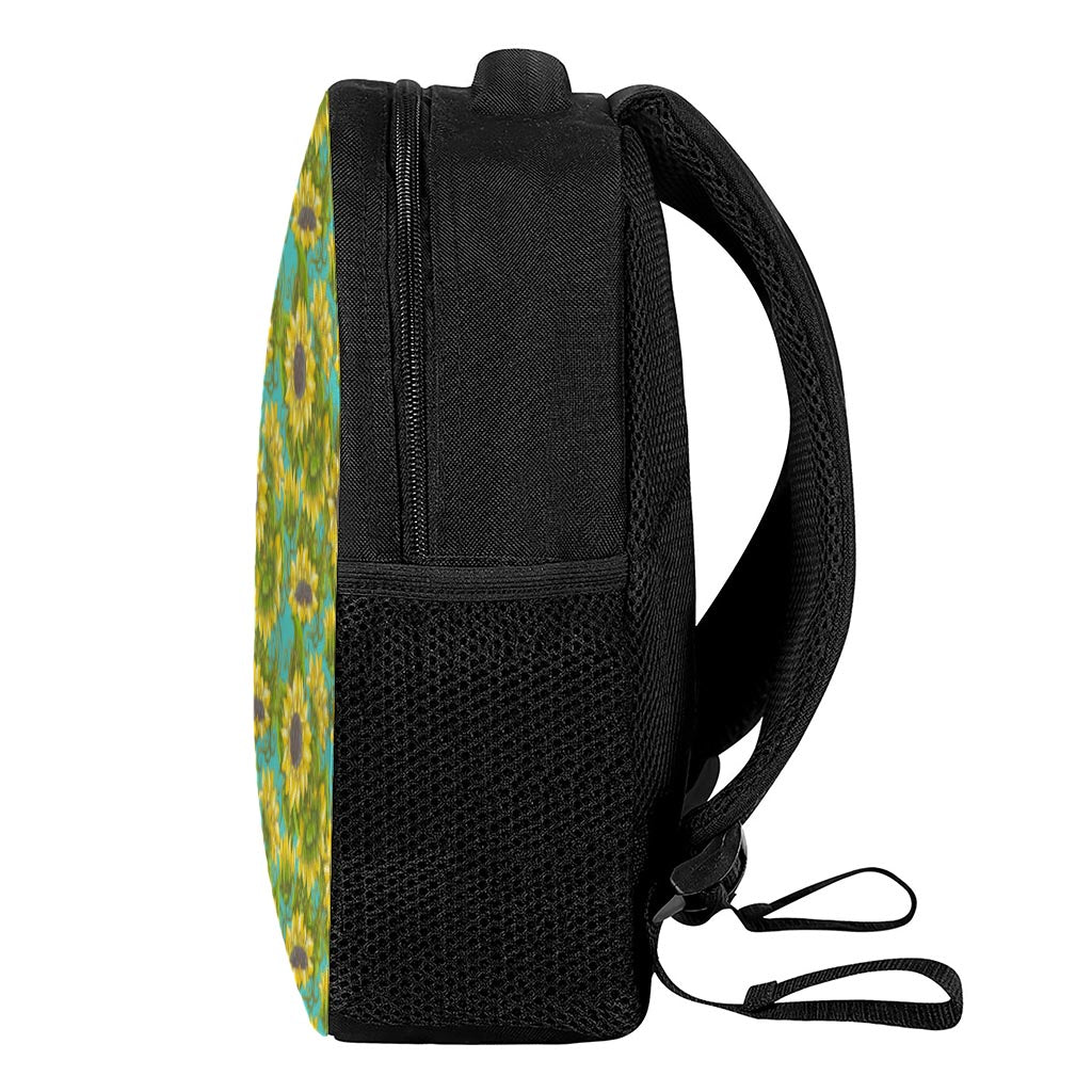 Blooming Sunflower Pattern Print Casual Backpack