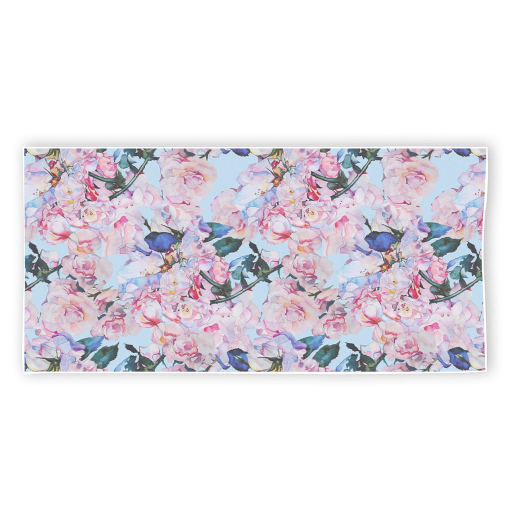 Blossom Floral Flower Pattern Print Beach Towel