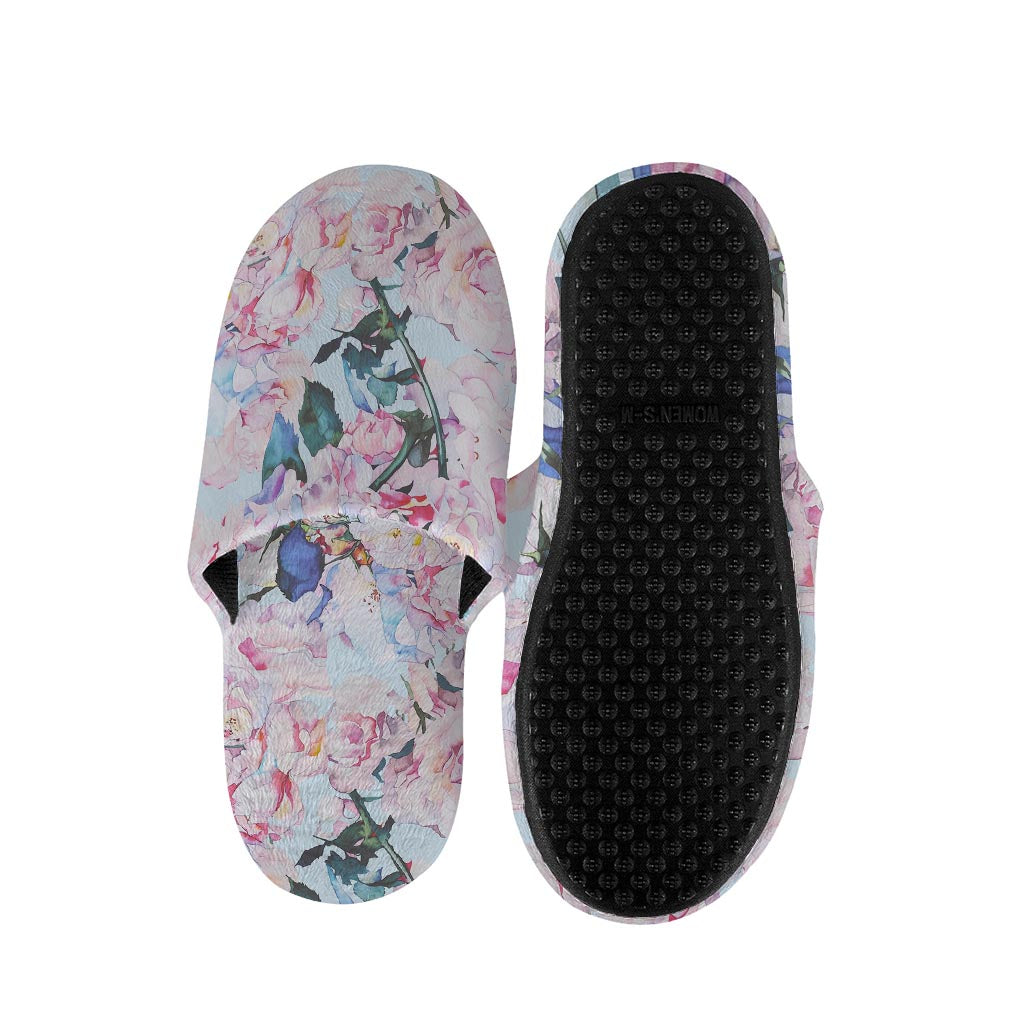 Blossom Floral Flower Pattern Print Slippers