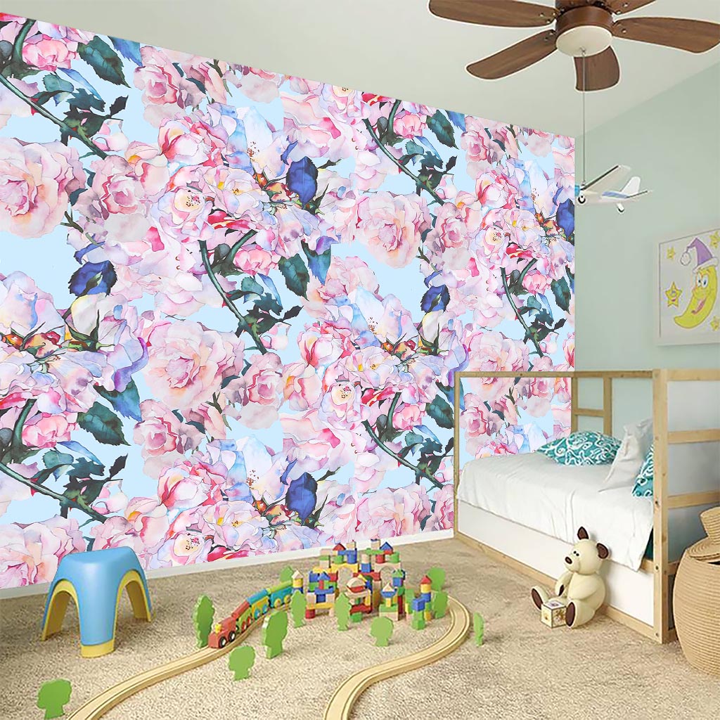Blossom Floral Flower Pattern Print Wall Sticker