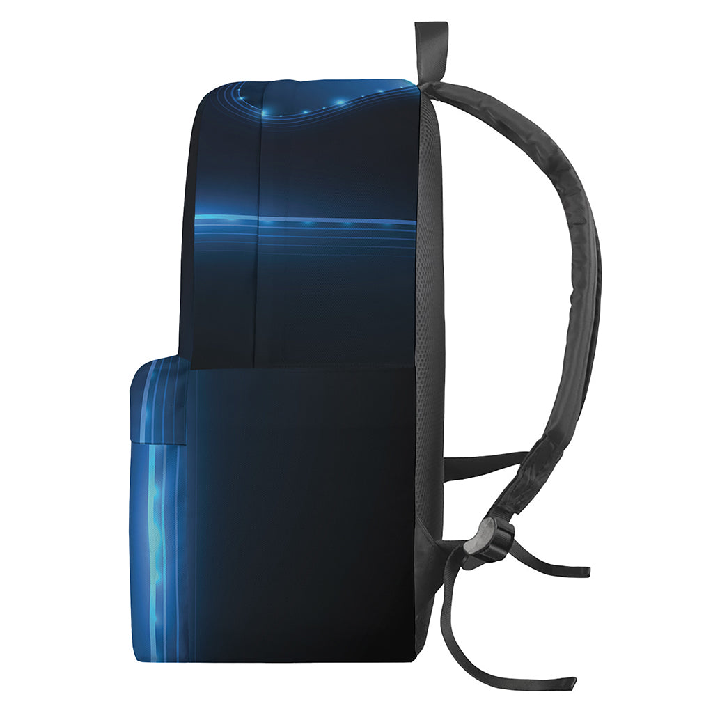 Blue Ace Card Print Backpack