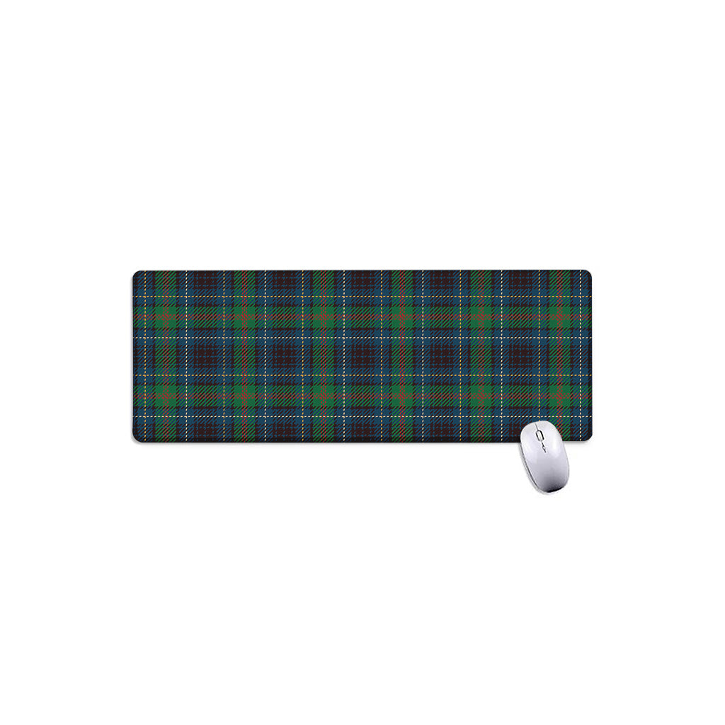 Blue And Green Tartan Pattern Print Extended Mouse Pad
