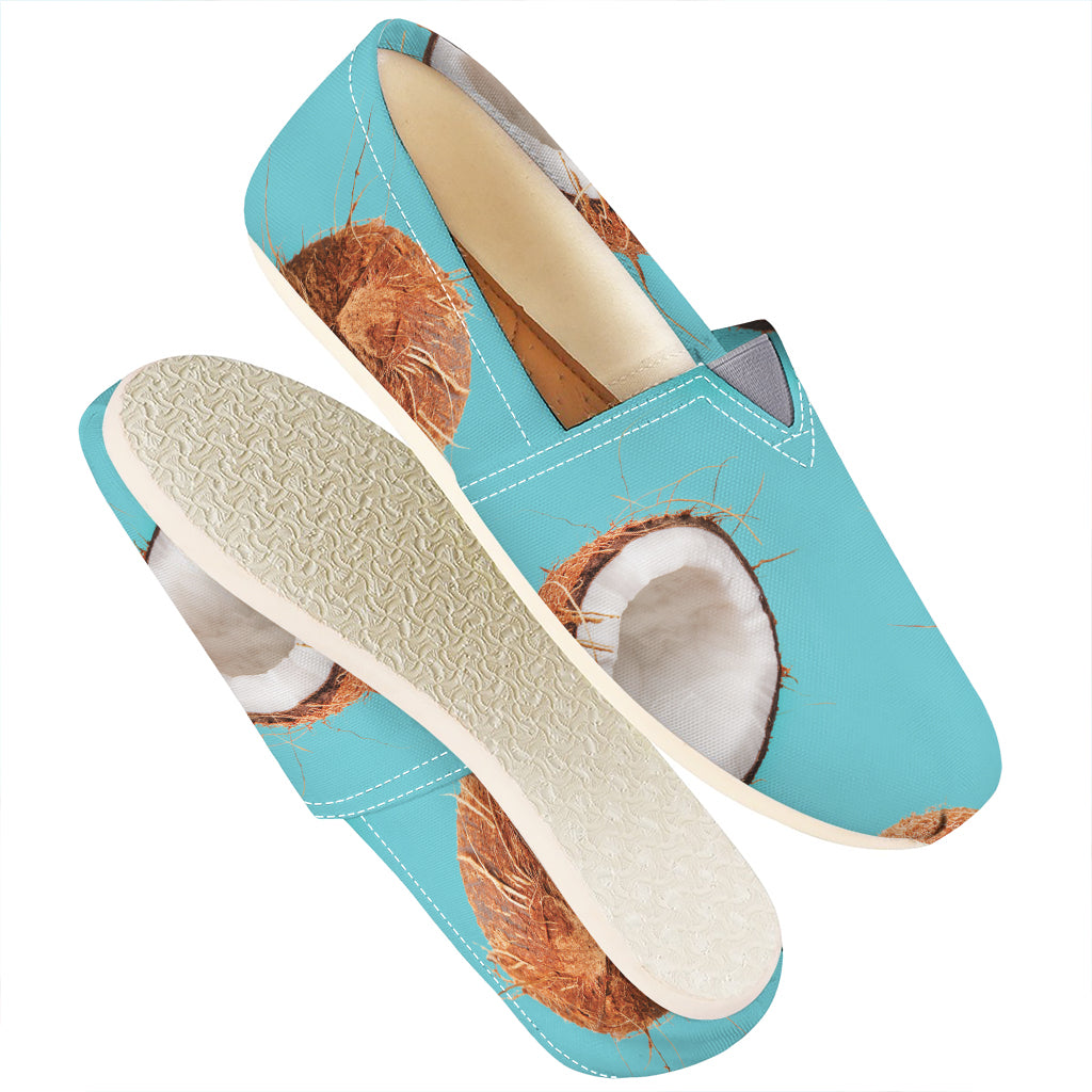 Blue Coconut Pattern Print Casual Shoes
