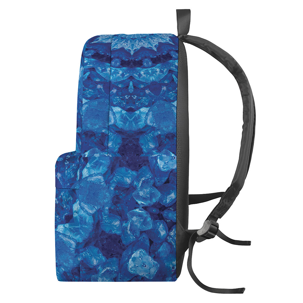Blue Crystal Kaleidoscope Print Backpack