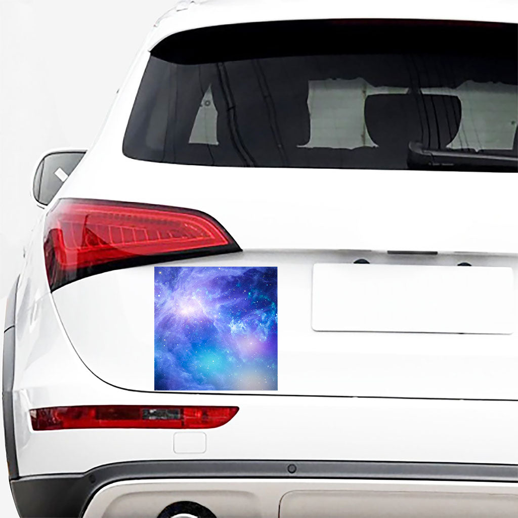 Blue Light Nebula Galaxy Space Print Car Sticker