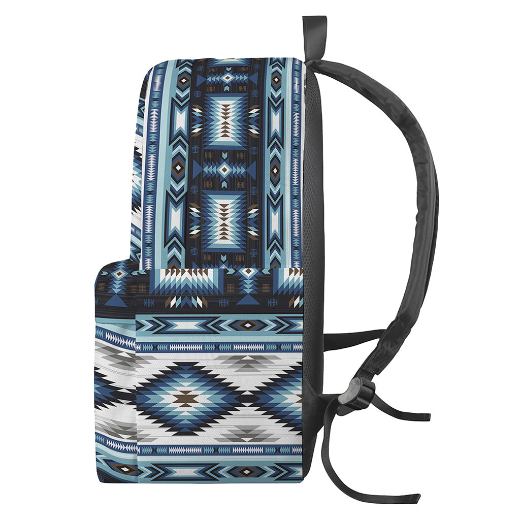 Blue Native Navajo Print Backpack