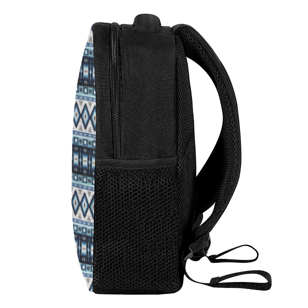 Blue Native Navajo Print Casual Backpack