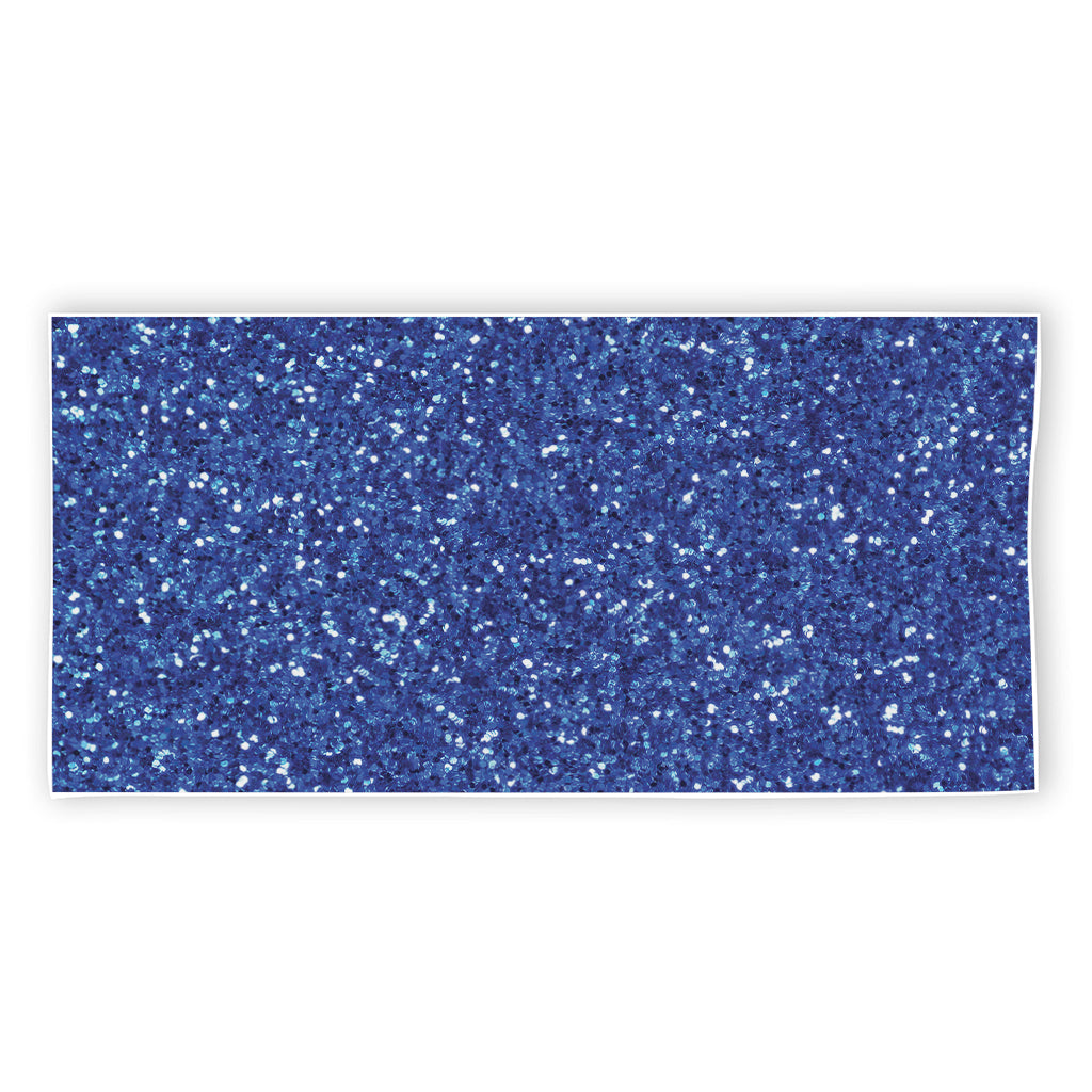 Blue (NOT Real) Glitter Print Beach Towel