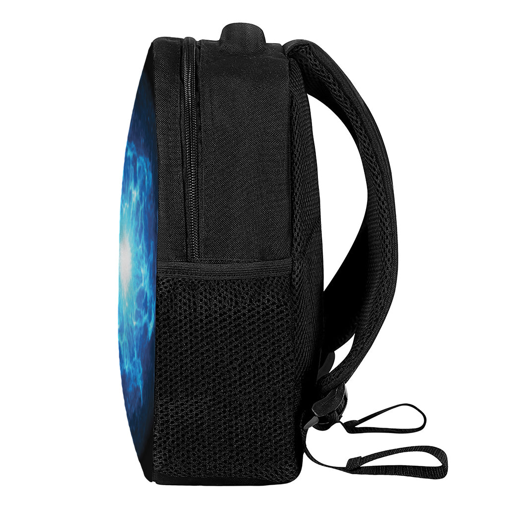 Blue Plasma Energy Print Casual Backpack