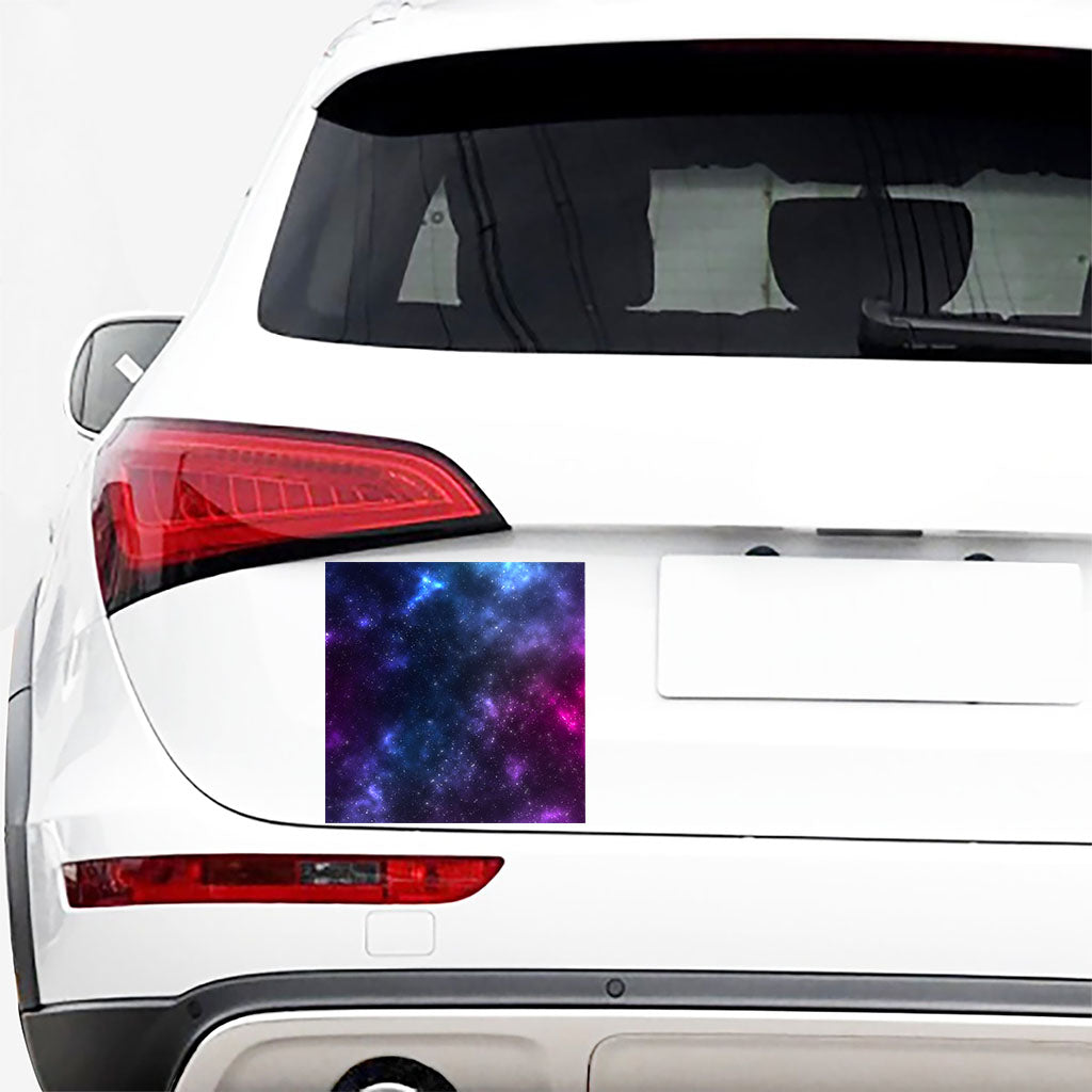 Blue Purple Cosmic Galaxy Space Print Car Sticker