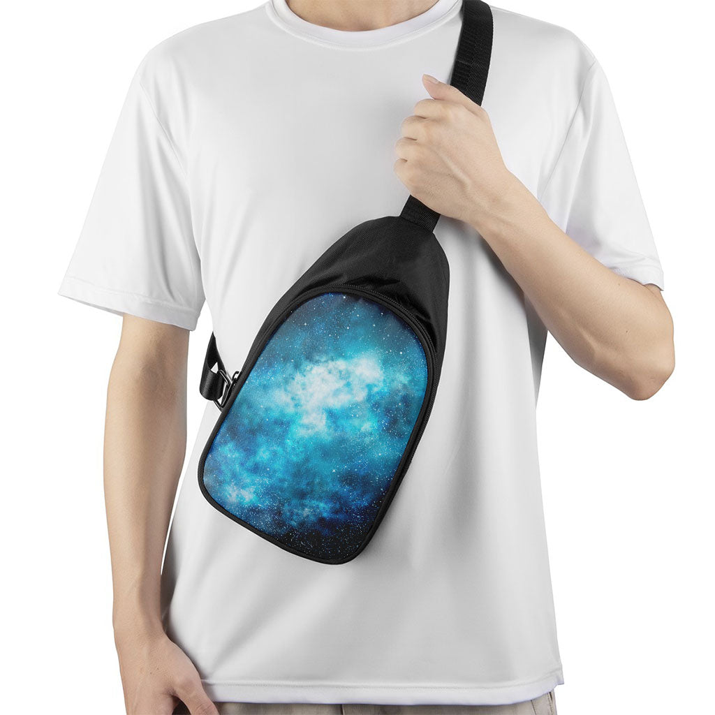 Blue Sky Universe Galaxy Space Print Chest Bag