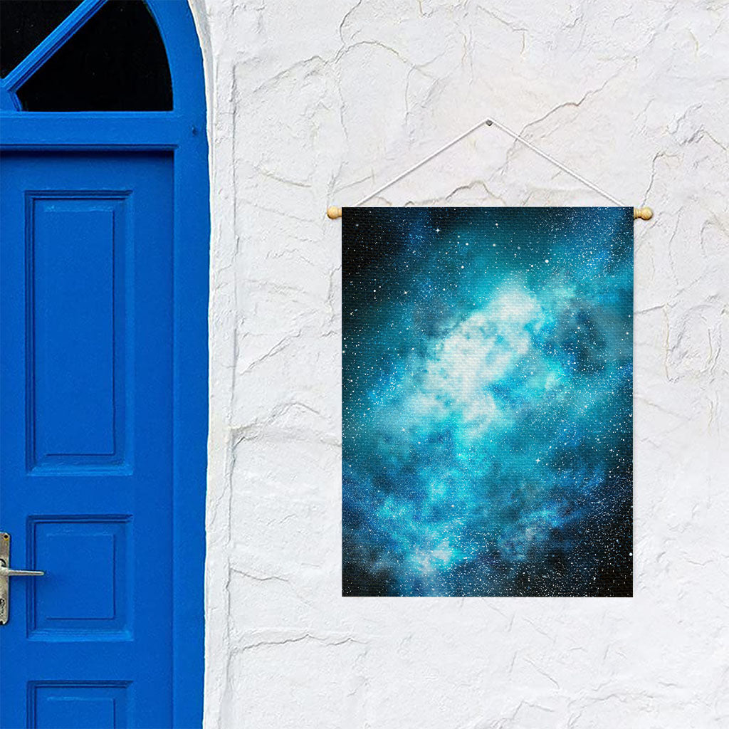 Blue Sky Universe Galaxy Space Print Garden Flag