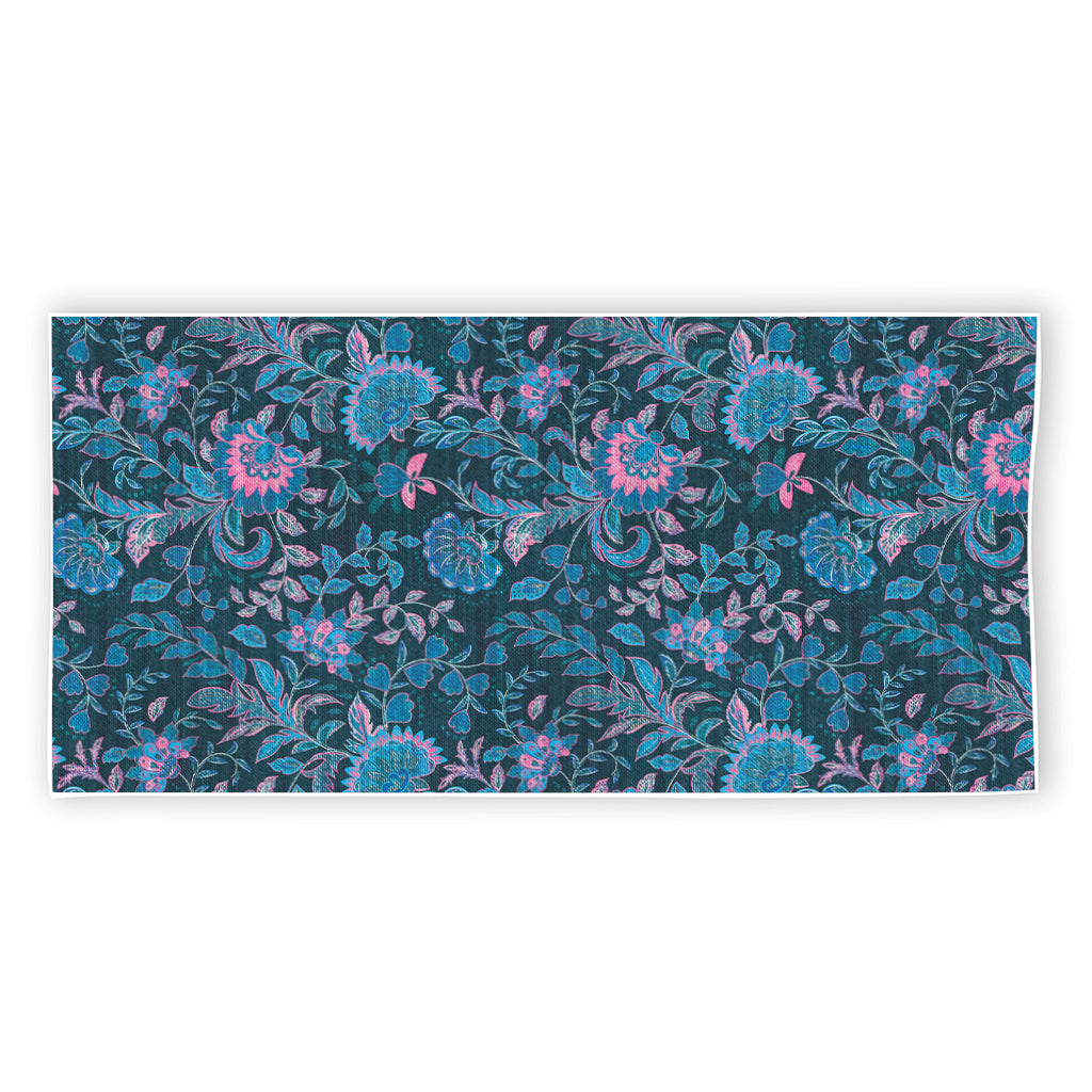 Bohemian Denim Jeans Pattern Print Beach Towel