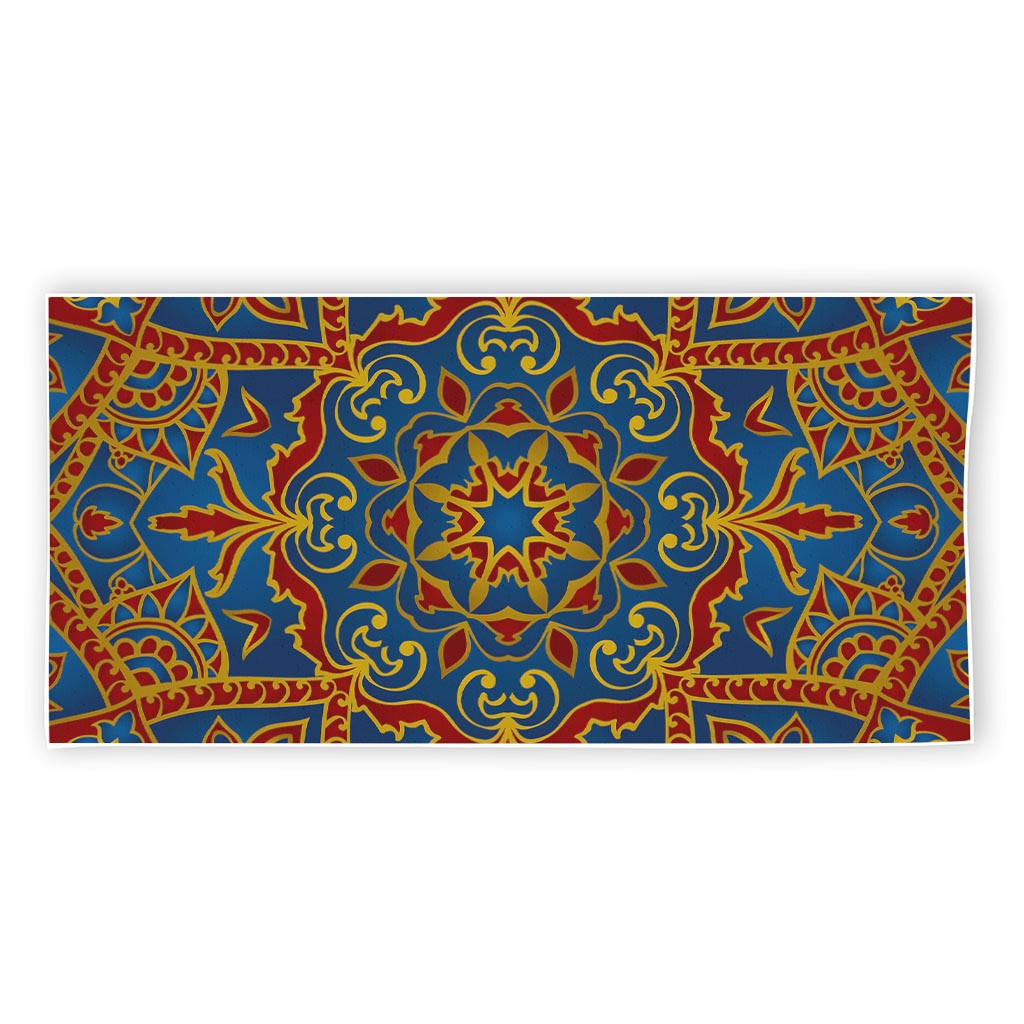 Bohemian Indian Mandala Pattern Print Beach Towel