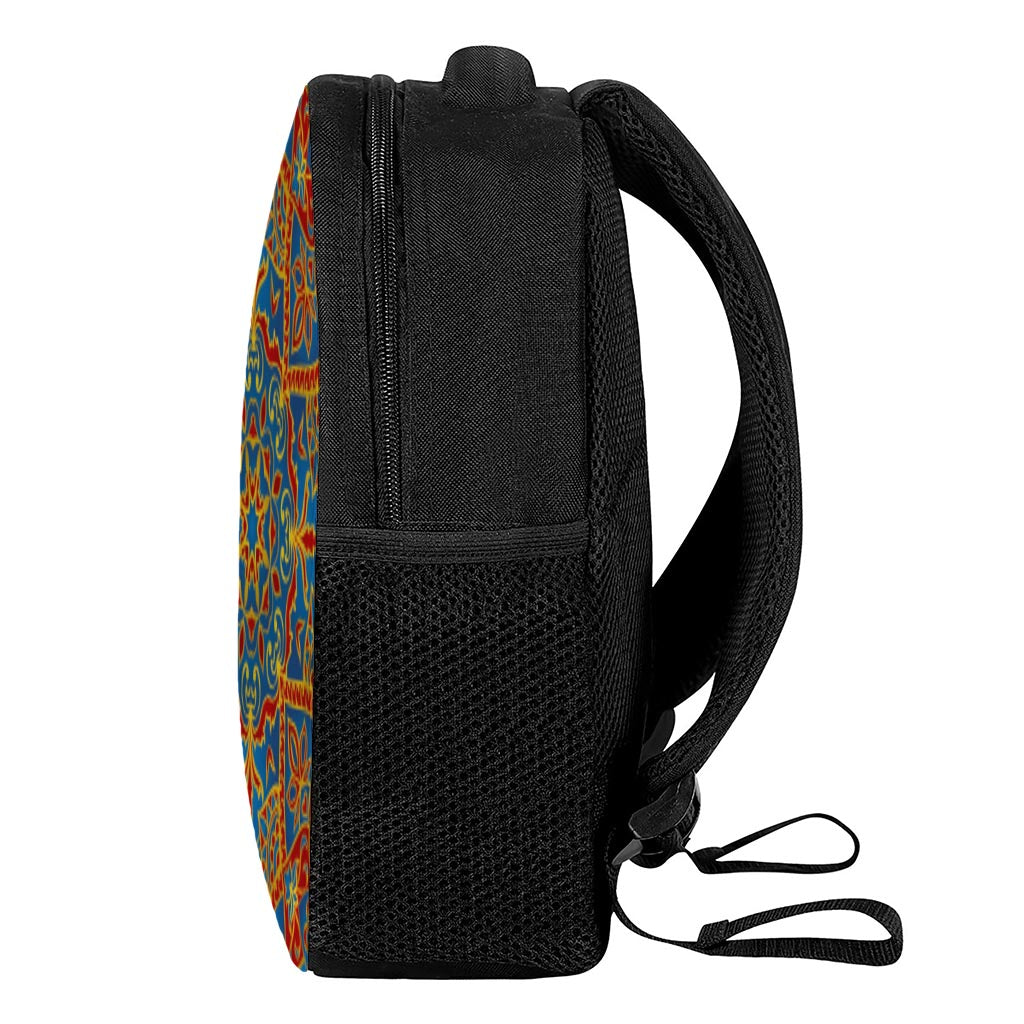 Bohemian Indian Mandala Pattern Print Casual Backpack