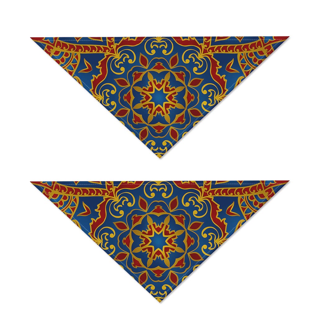 Bohemian Indian Mandala Pattern Print Dog Bandana