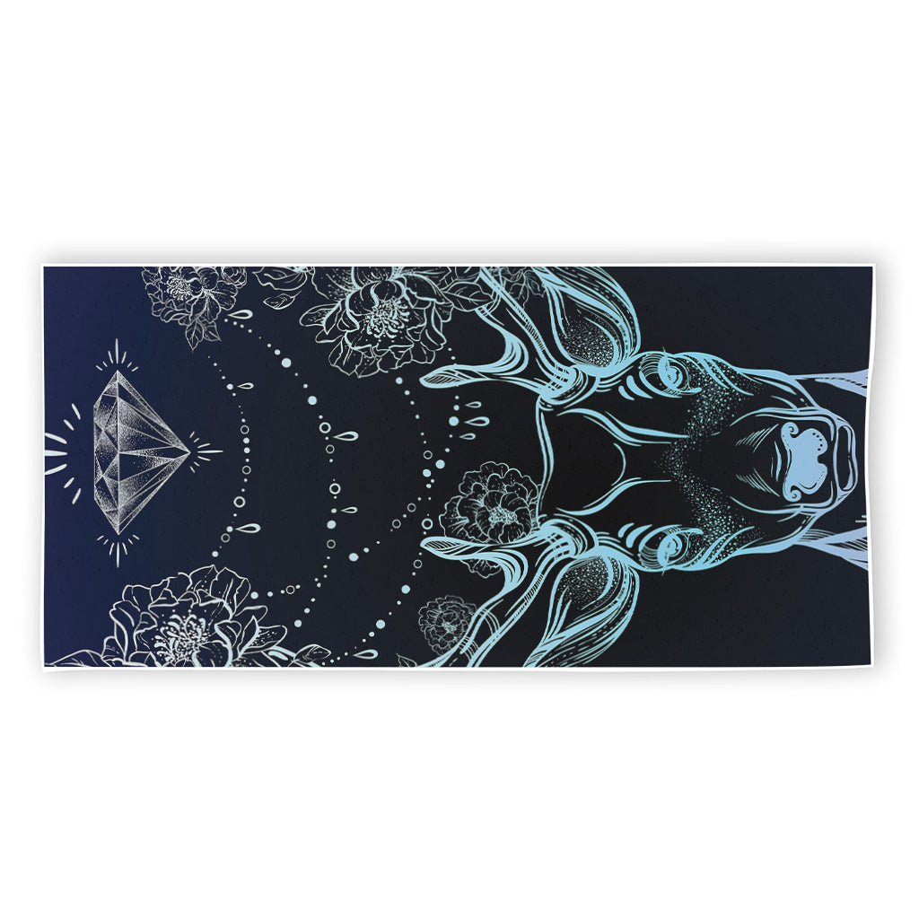 Bohemian Spiritual Deer Print Beach Towel