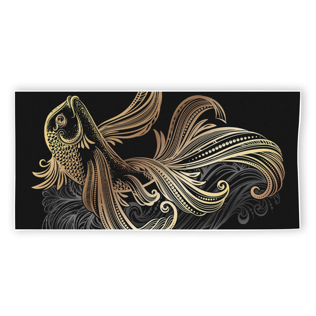 Bohemian Spiritual Fish Print Beach Towel