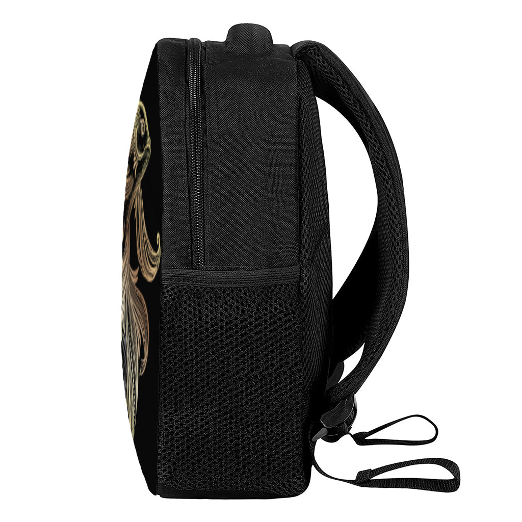 Bohemian Spiritual Fish Print Casual Backpack