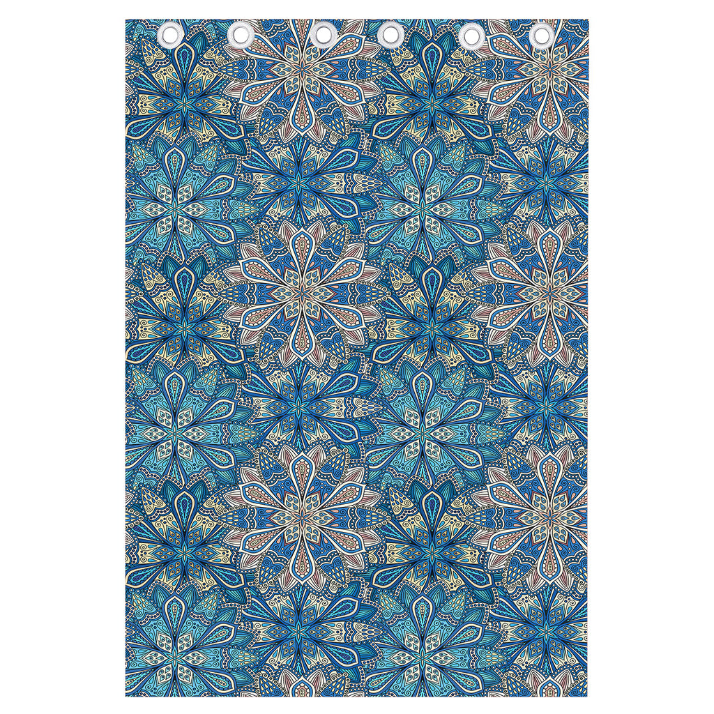 Boho Chic Mandala Floral Print Curtain