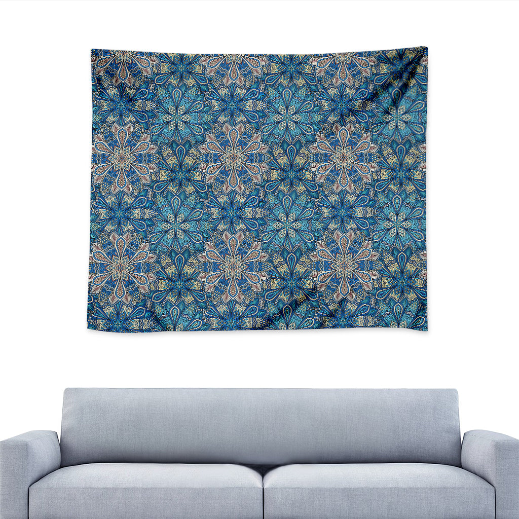 Boho Chic Mandala Floral Print Tapestry