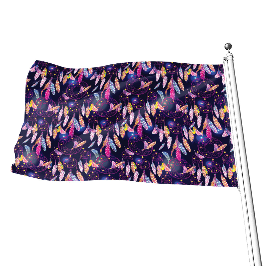 Boho Dream Catcher Pattern Print Flag