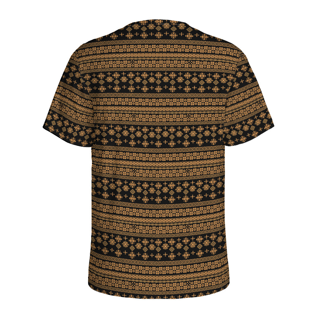 Boho Ethnic Pattern Print Men's Sports T-Shirt