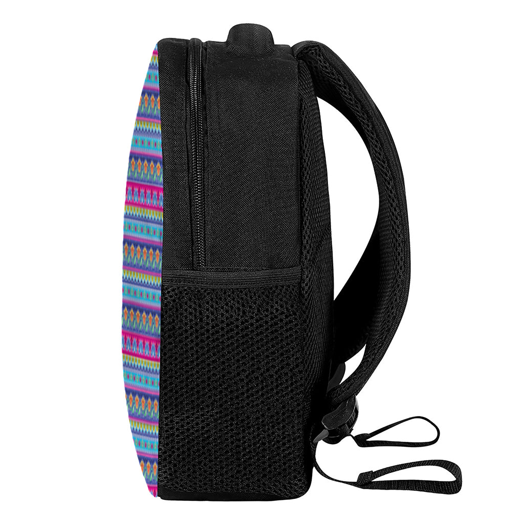 Boho Indian Lotus Pattern Print Casual Backpack