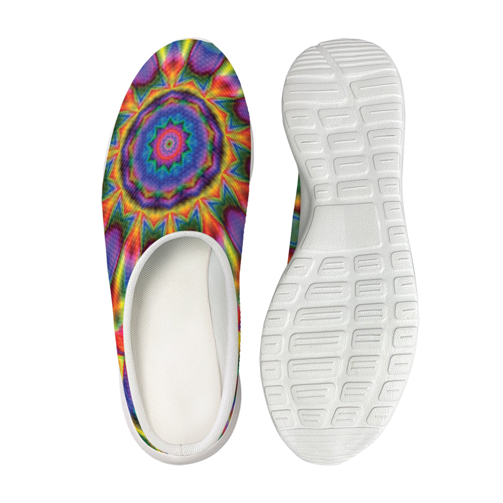 Boho Kaleidoscope Print Mesh Casual Shoes