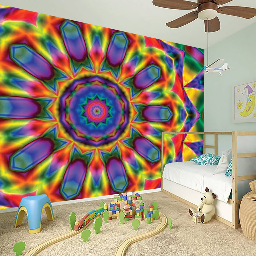 Boho Kaleidoscope Print Wall Sticker