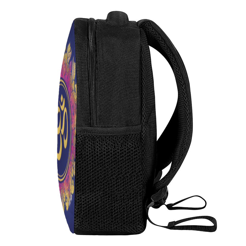 Boho Om Mandala Print Casual Backpack