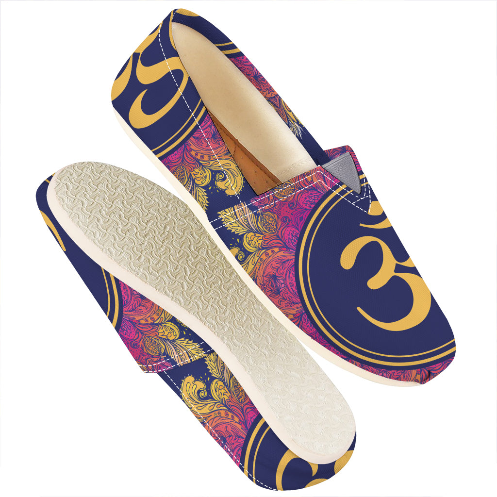 Boho Om Mandala Print Casual Shoes