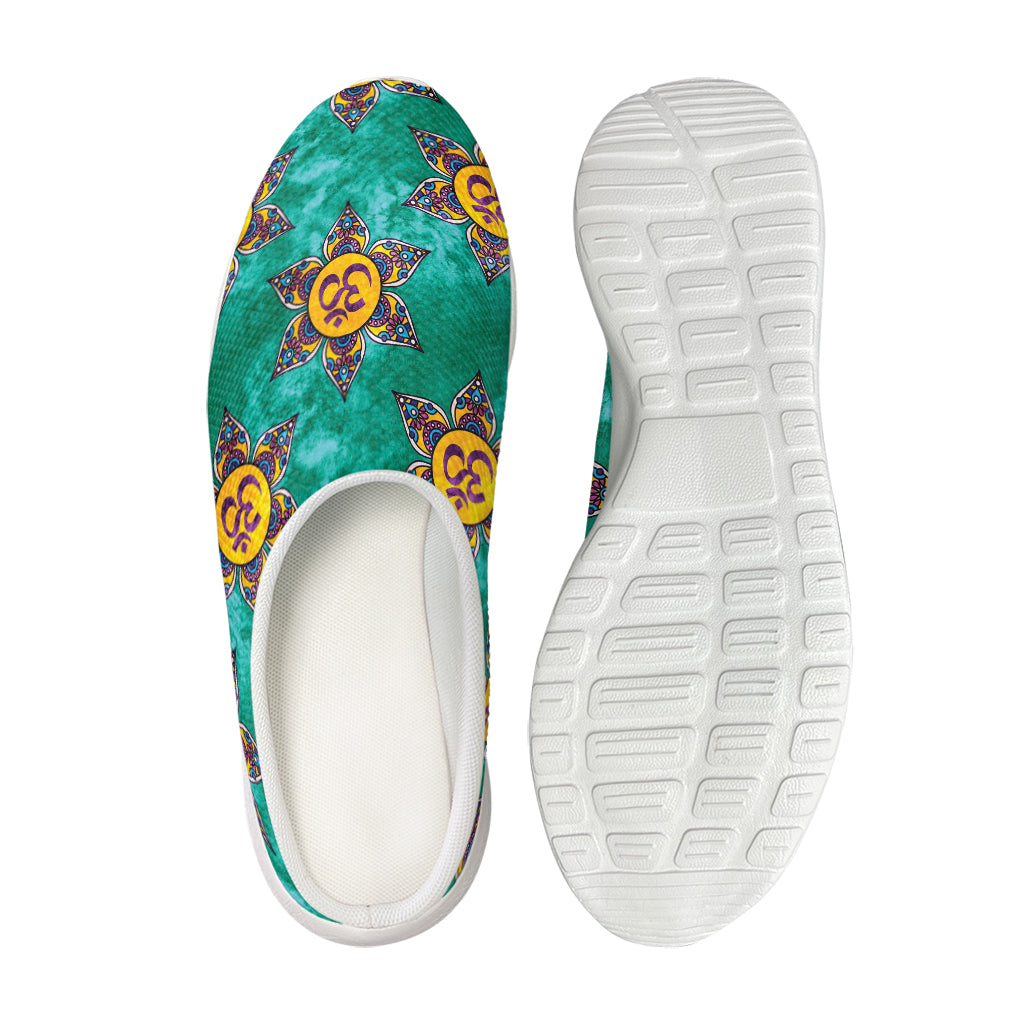 Boho Om Sign Pattern Print Mesh Casual Shoes