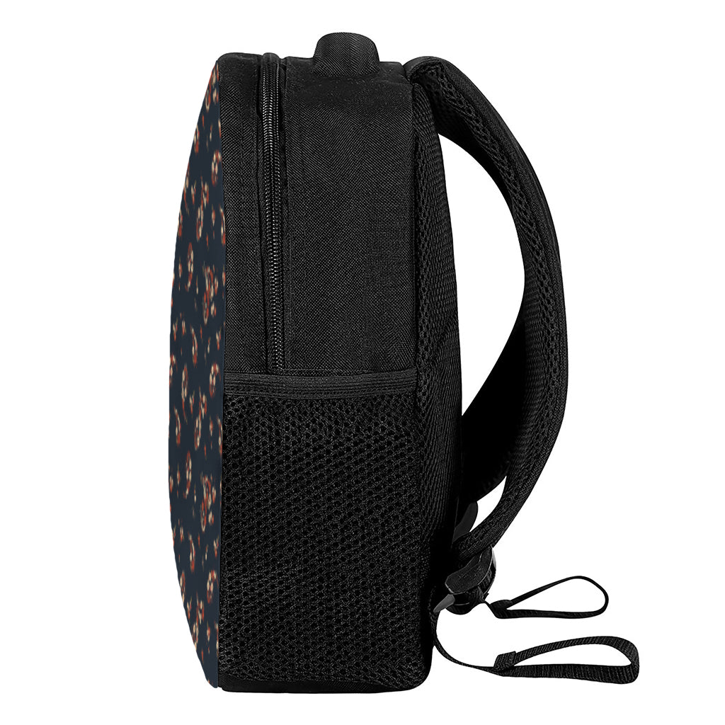 Boho Paisley Flower Pattern Print Casual Backpack