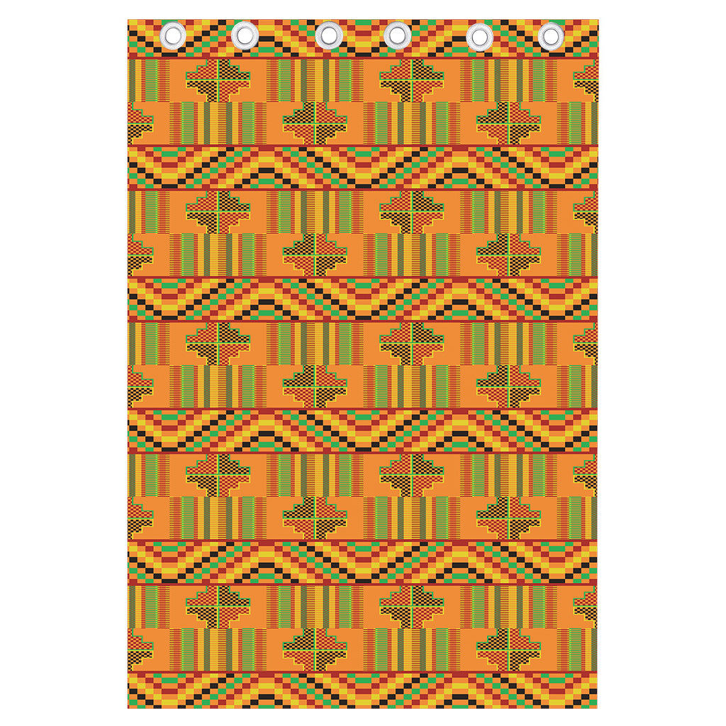 Bonwire Kente Pattern Print Curtain