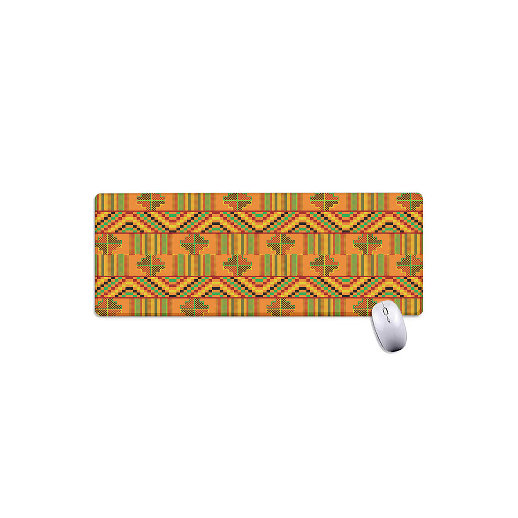 Bonwire Kente Pattern Print Extended Mouse Pad