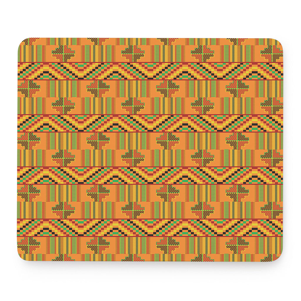Bonwire Kente Pattern Print Mouse Pad