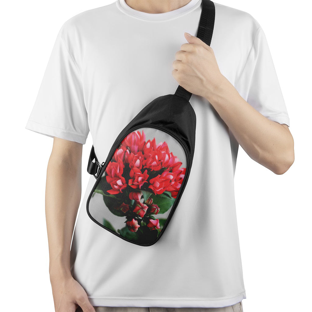 Bouvardia Flower Print Chest Bag