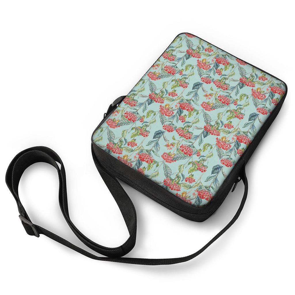 Bouvardia Pattern Print Rectangular Crossbody Bag