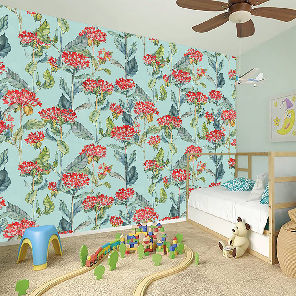 Bouvardia Pattern Print Wall Sticker