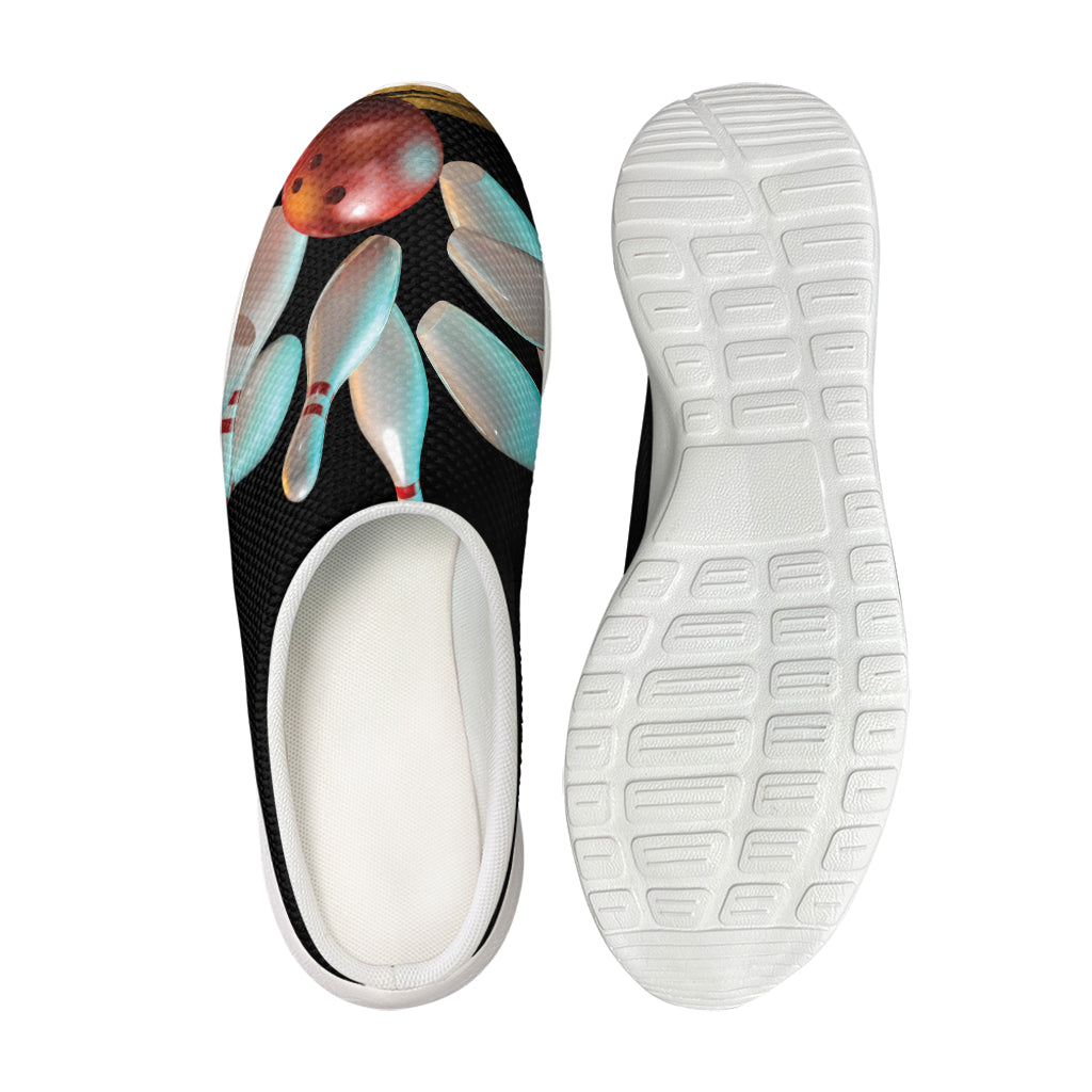 Bowling Strike Print Mesh Casual Shoes